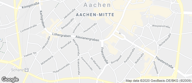 Karte mit Standort von Die Biobäckerei Schomaker Backshop am Denn´s Biomarkt