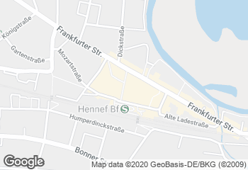 Karte mit Standort von Gilgen's Bäckerei & Konditorei GmbH & Co. KG - Hennef HIT