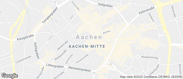 Karte mit Standort von Bäckerei Moss KG