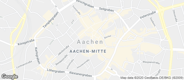 Karte mit Standort von Printenbäckerei Klein