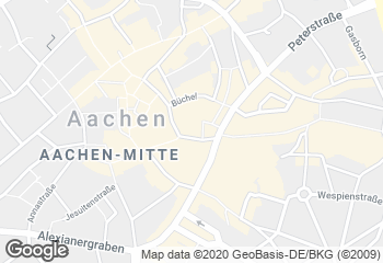 Karte mit Standort von Printenbäckerei Klein