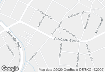 Karte mit Standort von Nobis Printen Von-Coels-Straße 55
