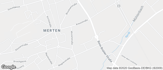 Karte mit Standort von Bäckerei Ferdinand Voigt GmbH Bornheim