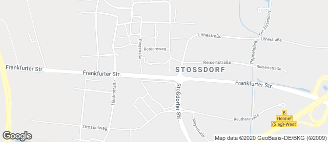 Karte mit Standort von Gilgen's Bäckerei & Konditorei GmbH & Co. KG - Stoßdorf