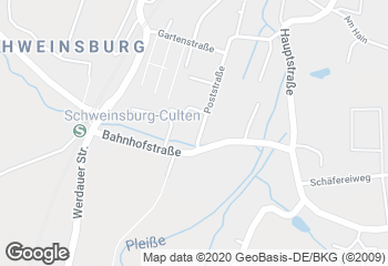 Karte mit Standort von Backhaus Dörr