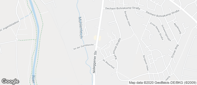 Karte mit Standort von Bäckerei Claßen GmbH