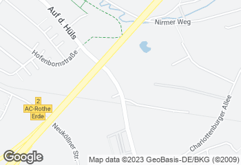Karte mit Standort von Bäckerei Kickartz GmbH & Co. KG