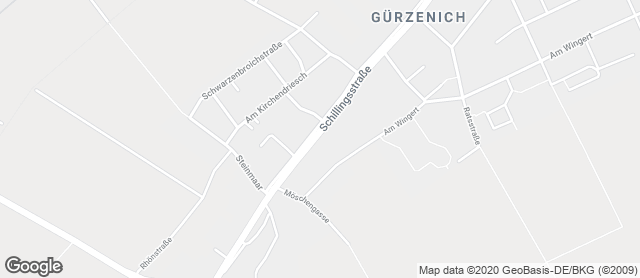 Karte mit Standort von Bäckerei Kaminiarz GmbH
