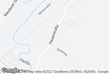 Karte mit Standort von Bäckerei René Tautenhahn
