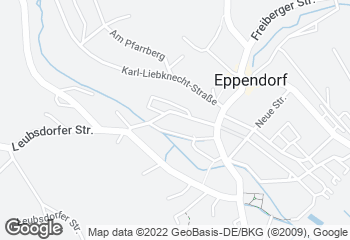 Karte mit Standort von Bäckerei Roscher - Netto Eppendorf