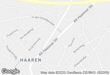 Karte mit Standort von Nobis Printen Alt-Haarener-Straße 180