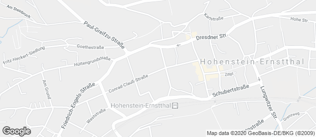 Karte mit Standort von Bäckerei Müller