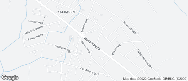 Karte mit Standort von Gilgen' s Bäckerei & Konditorei GmbH & Co. KG - Kaldauen