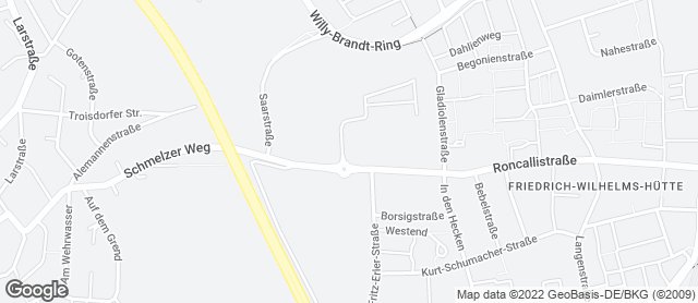 Karte mit Standort von Nelles - die Backmanufaktur in Troisdorf-Hütte