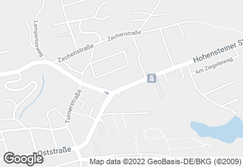 Karte mit Standort von Bäckerei Weißbach Fil. Hohenstein-Ernstthal