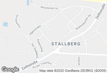 Karte mit Standort von Gilgen's Bäckerei & Konditorei GmbH & Co. KG - Siegburg Stallberg