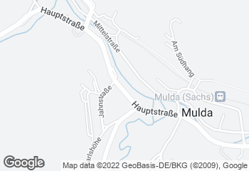 Karte mit Standort von Bäckerei Griesbach GbR - Filiale Mulda