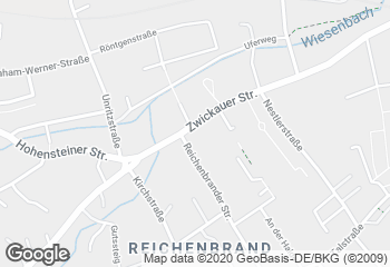 Karte mit Standort von Bäckerei und Konditorei Groschupf GmbH