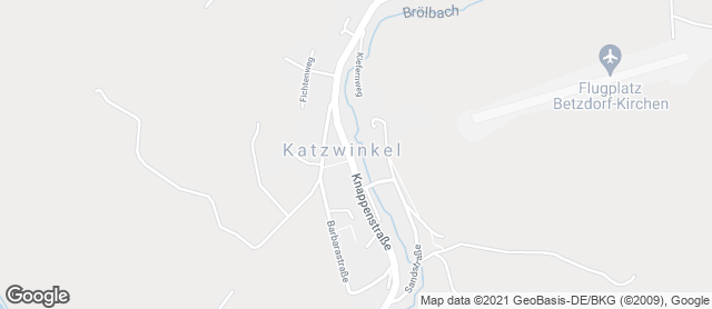Karte mit Standort von Bäckerei Müller