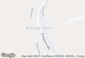 Karte mit Standort von Bäckerei Müller