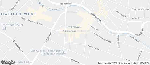 Karte mit Standort von Nobis Printen Marienstraße 13