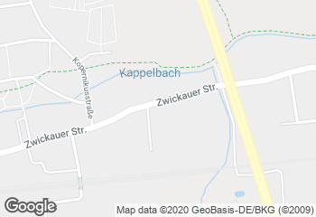 Karte mit Standort von Bäckerei  Sven Preußner