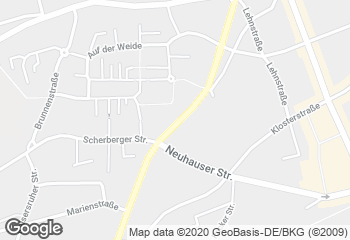 Karte mit Standort von Nobis Printen Aachener Straße 58