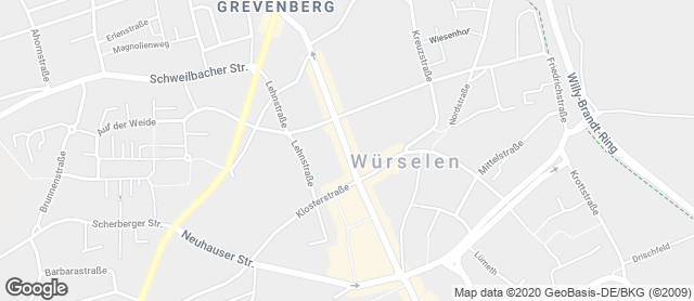 Karte mit Standort von Bäckerei Moss KG