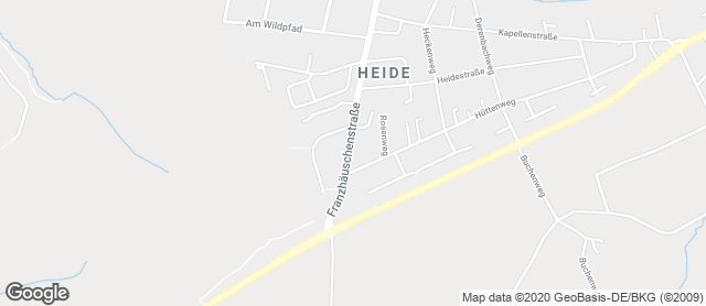 Karte mit Standort von Gilgen's Bäckerei & Konditorei GmbH & Co. KG - Heide