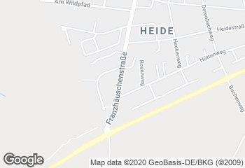Karte mit Standort von Gilgen's Bäckerei & Konditorei GmbH & Co. KG - Heide