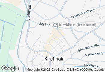 Karte mit Standort von Bäckerei Bergmann oHG