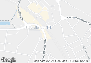 Karte mit Standort von Stadtbäckerei Möller, Inh. Jörg Möller