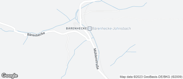 Karte mit Standort von Mühle und Bäckerei Bärenhecke
