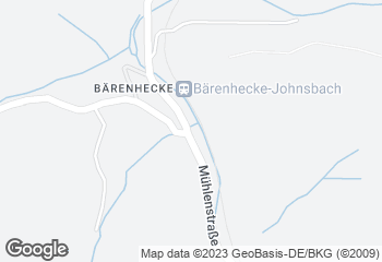 Karte mit Standort von Mühle und Bäckerei Bärenhecke