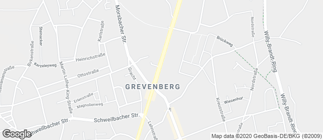 Karte mit Standort von Nobis Printen Krefelder Straße 4-16