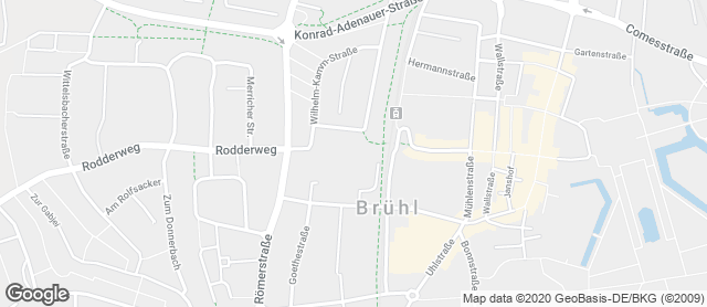 Karte mit Standort von Nelles - die Backmanufaktur im Rewe Brühl