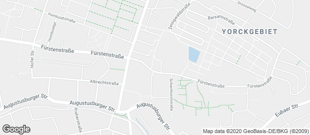 Karte mit Standort von Bäckerei und Konditorei Groschupf GmbH