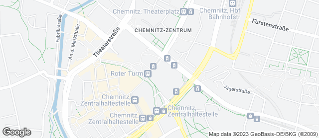 Karte mit Standort von Michas Naturbackstube bei denn's Biomarkt Chemnitz