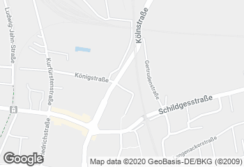 Karte mit Standort von Bäckerei Hardt GmbH am Lidl Brühl