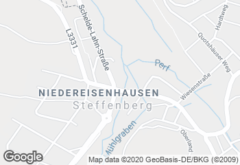 Karte mit Standort von Bäckerei Pitzer  Filiale Niedereisenhausen
