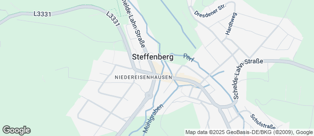 Karte mit Standort von Bäckerei Pitzer  Filiale Niedereisenhausen