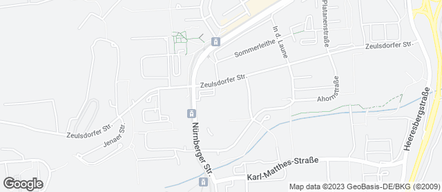 Karte mit Standort von Bäckerei und Konditorei  Laudenbach GmbH & Co. KG - Fil. 18 - REWE