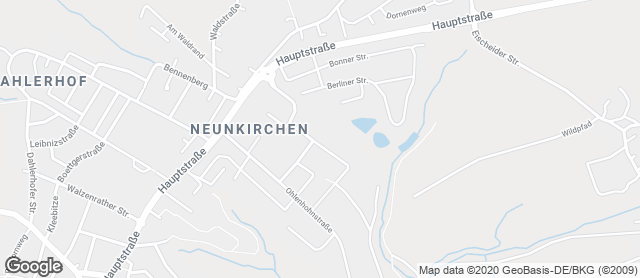 Karte mit Standort von Bäckerei Ferdinand Voigt GmbH Neunkirchen-Seelscheid