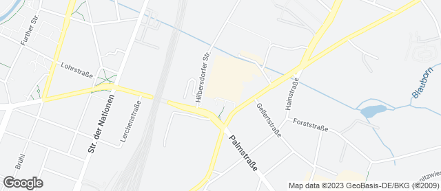 Karte mit Standort von Schäfers Backstube in der Sachsenallee
