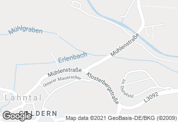 Karte mit Standort von Mühlenbäckerei Pfeiffer