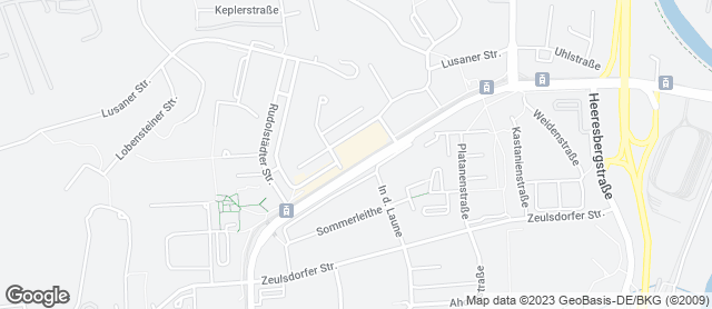 Karte mit Standort von Bäckerei und Konditorei  Laudenbach GmbH & Co. KG - Fil. 01 - Kaufland
