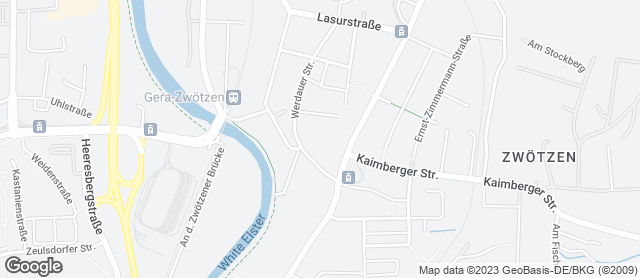 Karte mit Standort von Bäckerei und Konditorei  Laudenbach GmbH & Co. KG - Fil. 07 - REWE