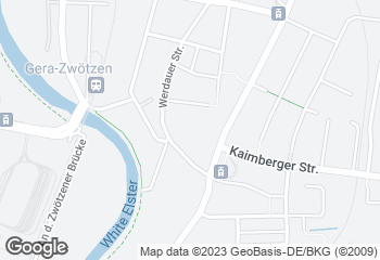 Karte mit Standort von Bäckerei und Konditorei  Laudenbach GmbH & Co. KG - Fil. 07 - REWE