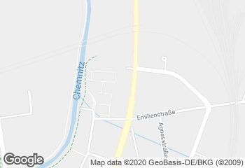 Karte mit Standort von Bäckerei und Konditorei Groschupf GmbH