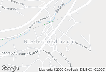 Karte mit Standort von Bäckerei Andreas Mockenhaupt